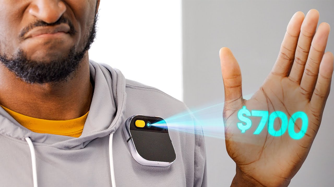 MKBHD's Humane AI Pin thumbnail — original