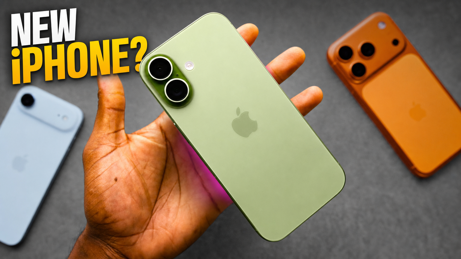 MKBHD's iPhone 17 Review thumbnail — Thumbly's improved version