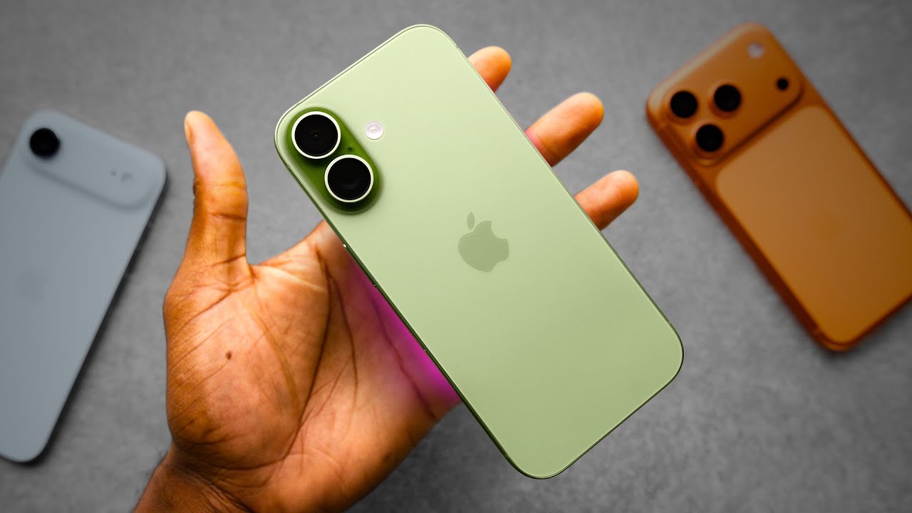 MKBHD's iPhone 17 Review thumbnail — original