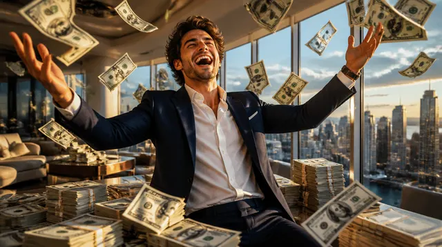 Finance thumbnail example — money growth
