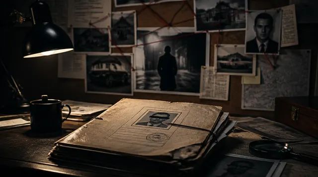 True crime thumbnail example — case file